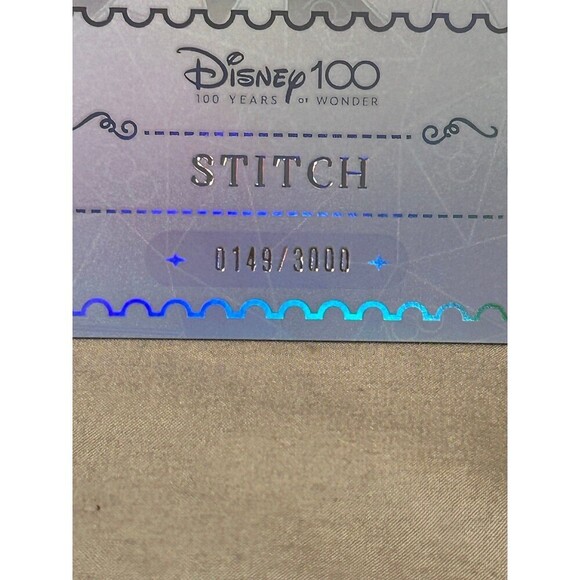 Lilo and Stitch Disney100 Kakawow Refractor Ticket Jumbo Card Lmt. Edition 149 - Picture 2 of 6
